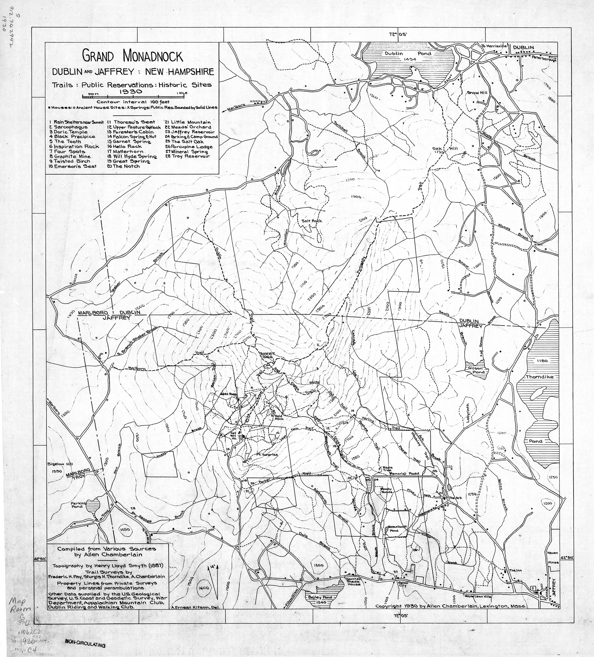 Map image: Chamberlain 1930 Map