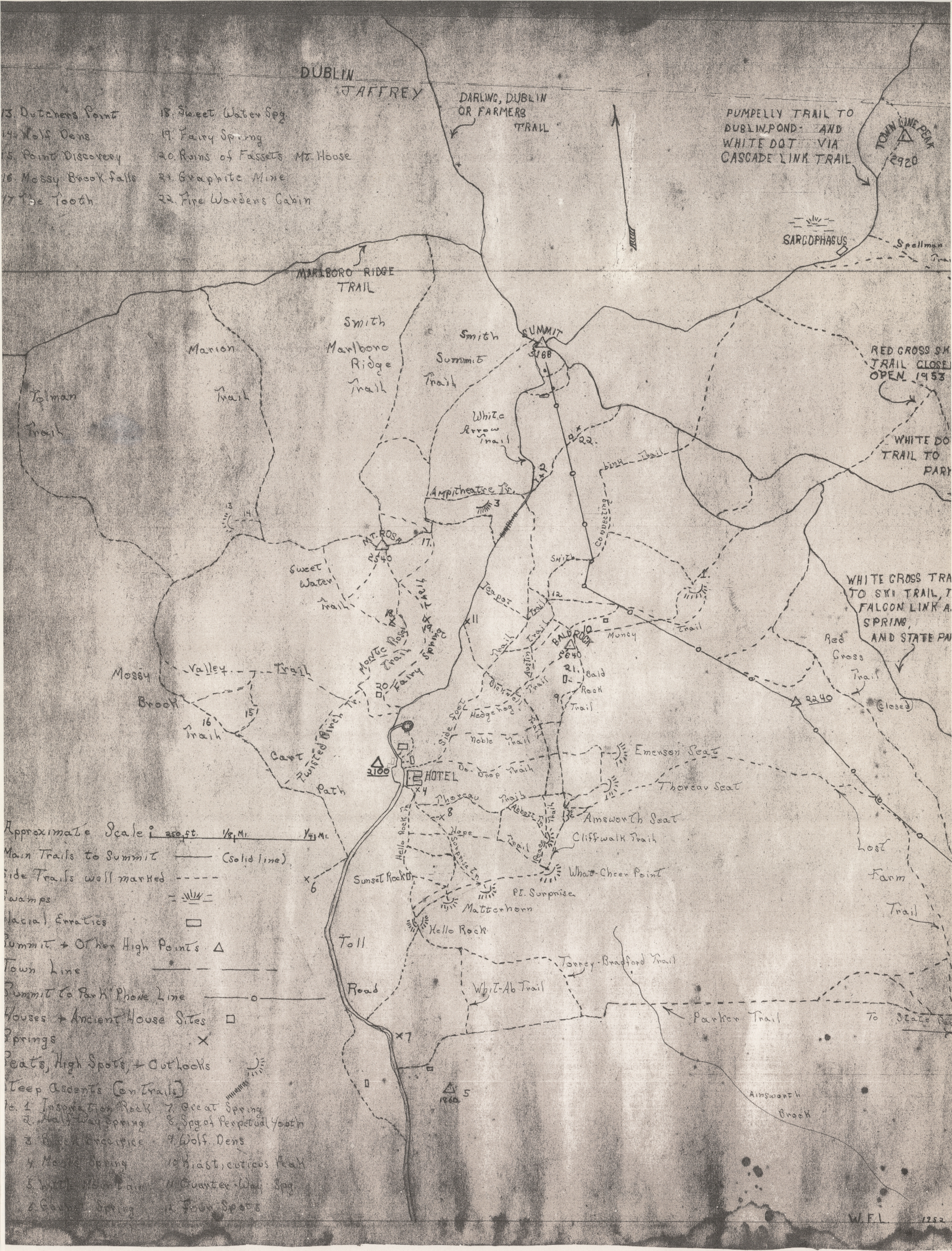 Map image: 1952 WFL Map